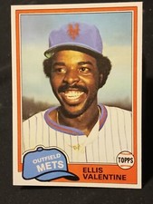 1981 Topps Traded - #849 Ellis Valentine ⚾New York Mets⚾