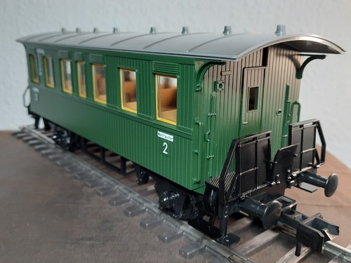 Märklin Spur 1 5801 (1:32) 2-achsiger Personenwagen 2.Klasse in Grün mit OVP - Bild 8 von 17
