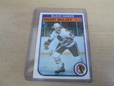 1982-83  OPC # 69 GRANT MULVEY  CHICAGO BLACKHAWKS