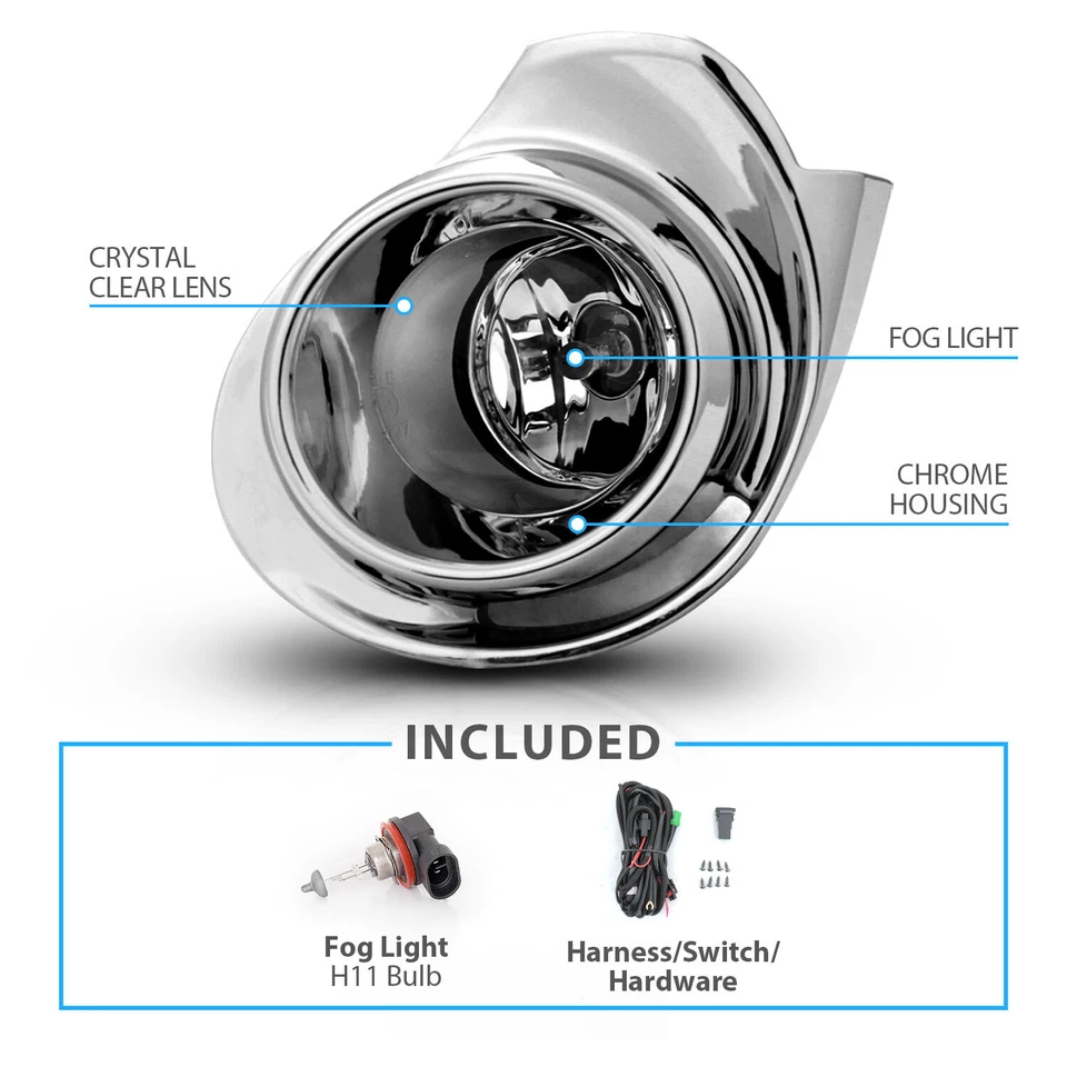 [Vidrio] Luces antiniebla para parachoques Toyota Prius C 2015-2018 con interruptor + arnés + bombillas Foto 4 de 4