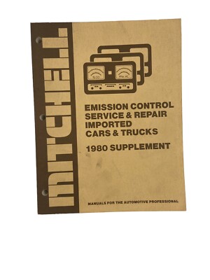 VINTAGE MITCHELL MANUALS EMISSION CONTROL SERVICE & REPAIR CARS & TRUCKS 1982
