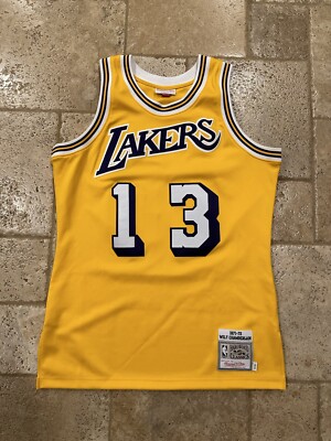 Mitchell & Ness NBA LA Lakers Wilt Chamberlain 1972 Jersey | eBay