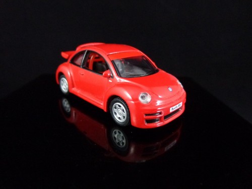 VW New Beetle RSI - 1:72 Scale - REAL-X DIECAST CAR - Red - Picture 6 of 9