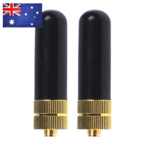 2pcs SRH805S SMA-F Female Dual Band Antenna for Baofeng GT-3 UV-5R BF-888s Radio