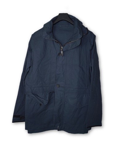 Louis Vuitton Navy Blue Hooded Field Jacket 54