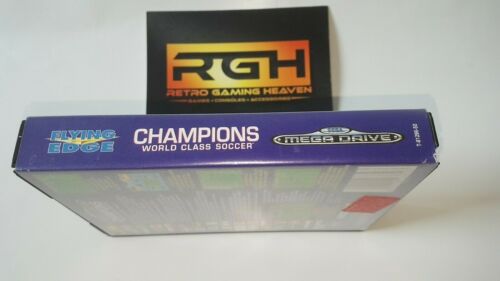 JUEGO DE FÚTBOL DE CLASE MUNDIAL SEGA MEGA DRIVE NUEVO PEGATINA ORIGINAL SELLADA - Imagen 2 de 5