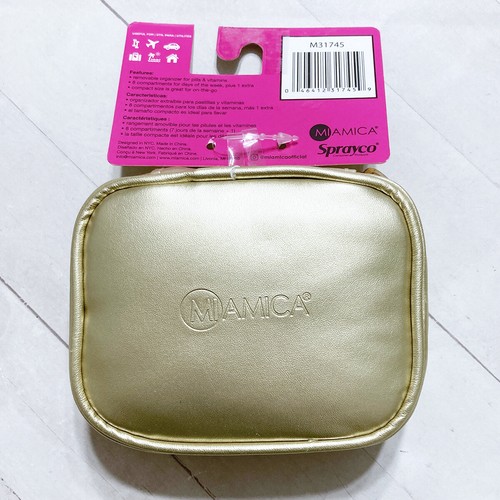 Funda grande para píldoras de viaje Miamica con organizador diseñador de moda - Imagen 41 de 68