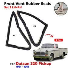 Vent Rubber Seal Right Fits Datsun 320 Pickup 1961-65 Weatherstrip Set 2 New