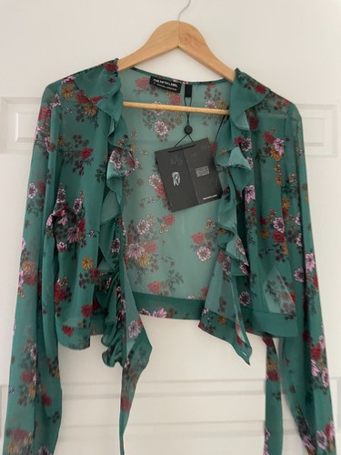 The Fifth Label Keystone LS Crop Wrap Top - Size L - 5+ items free AU post - NWT - Picture 3 of 12