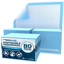 Disposable Pee Pads Ultra Absorbent 22'' X 22'' Underpad Puppy Wee Training Pads