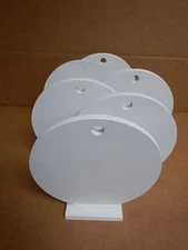 IPSC IDPA SASS ACTION TARGETS 8" Dia. Knockover or Hanging - 3/8" Thick AR500