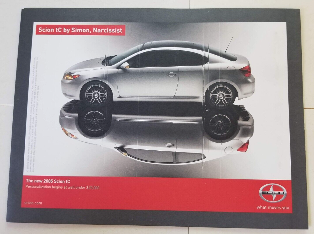 2005 Scion tC xA xB promo ad booklet/pamphlet (magazine insert