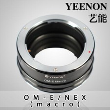 YEENON Olympus OM lens to SONY E-MOUNT body OM-NEX Helicoid Adapter macro 