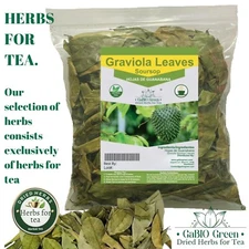 Soursop leaves, Natural Graviola, Hojas de guanabana, tea Soursop