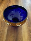 Bohemian Czech crystal vase / planter / serving bowl — photo 2