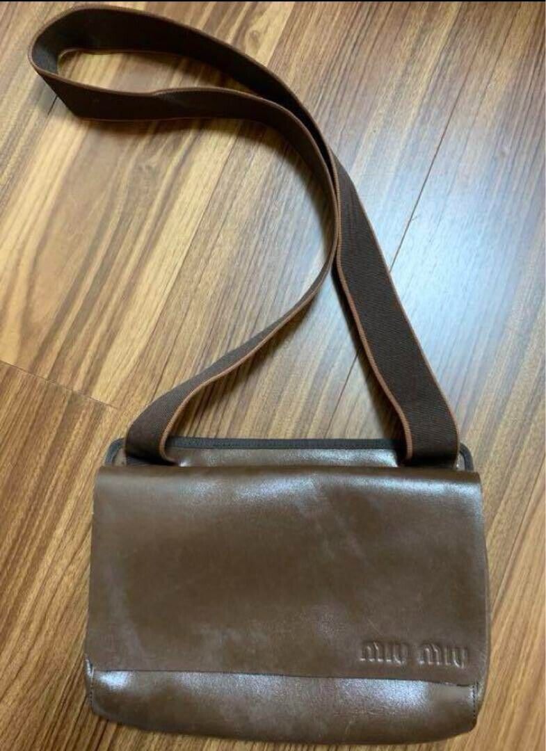 MIU MIU 1990s Archive Leather Mesh Shoulder Bag Brown | eBay MIU MIU 1990s Archive Leather Mesh Shoulder Bag Brown | eBay