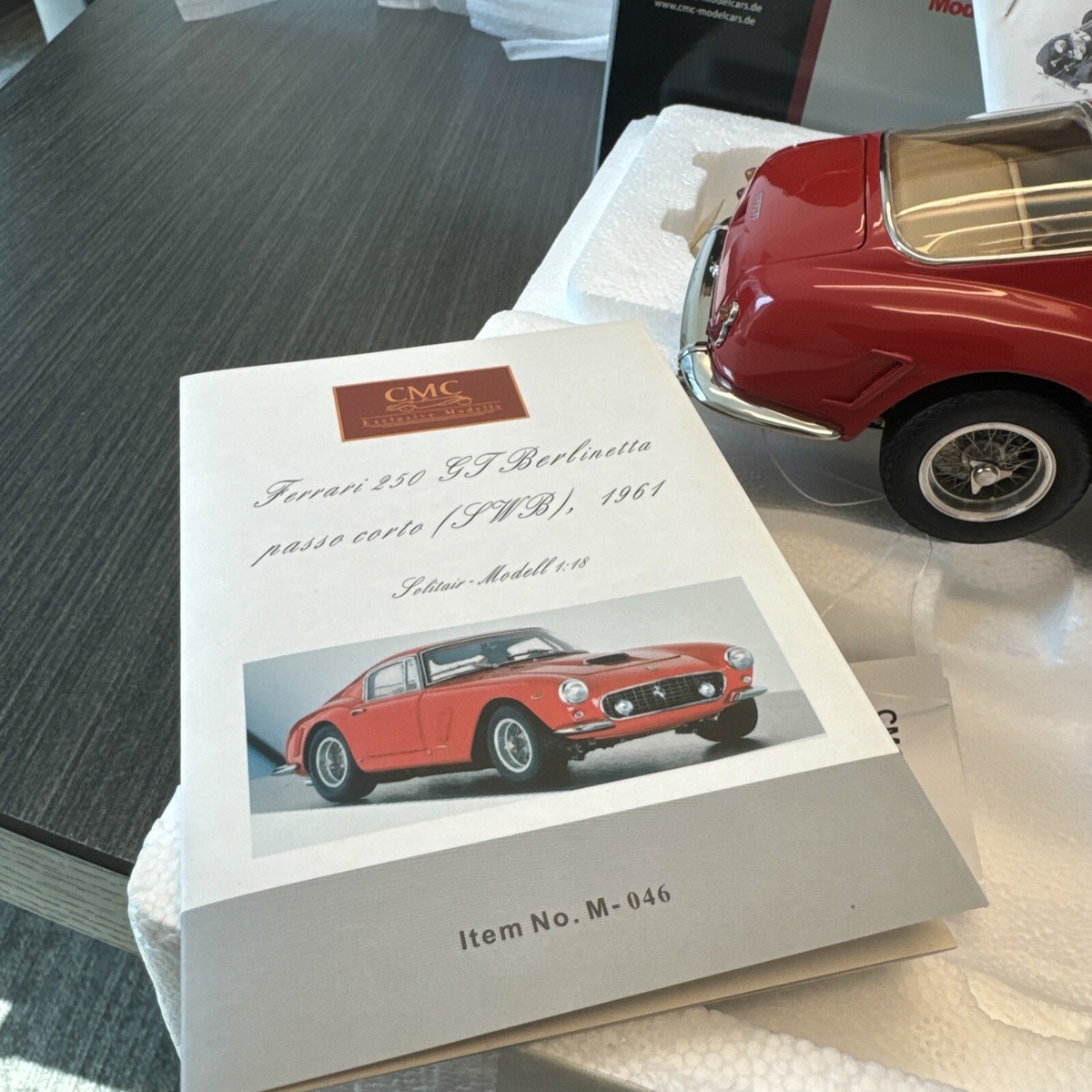 1:18 CMC Ferrari 250 GT Berlinetta SWB 1961 Red M-046 RARE 1:18 CMC Ferrari 250 GT Berlinetta SWB 1961 Red M-046 RARE