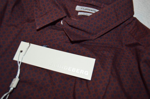 J. LINDEBERG Mans DANI CL HOLIDAY PRINT Casual Shirt NEW Size Large Retail $195 - Picture 6 of 9