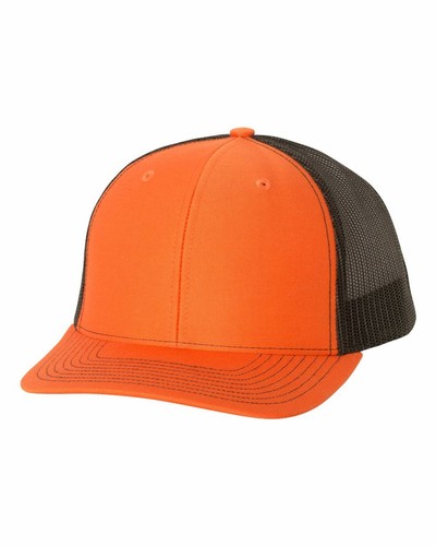 Richardson 112 Trucker Kugelkappe Netz Mütze Druckknopflasche 2-farbig/einfarbig leere Kappe - Bild 67 von 90