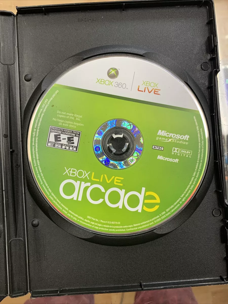 Xbox Live Arcade Compilation Disc (Microsoft Xbox 360, 2007) No