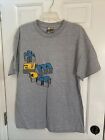 Almost 90 skateboarding men’s large T-shirt, gray