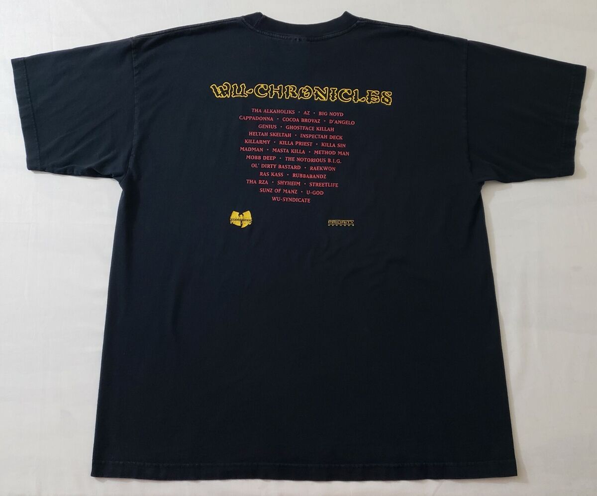 Vintage 1999 Wu Tang Clan Wu Chronicles Promo T-Shirt Sz XXL Vintage 1999 Wu Tang Clan Wu Chronicles Promo T-Shirt Sz XXL