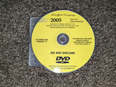 2005 Ford Excursion Truck Shop Service Repair Manual DVD 5.4L 6.8L 6.0L ...