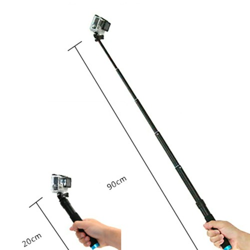 Aluminum Selfie Stick Holder Tripod Phone Strap For GoPro Hero 7 6 5 4 Camera G - Picture 6 of 15