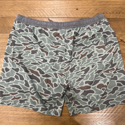 Burlebo Shorts Mens 2XL Elastic performance lined athletic deer camo drawstring - Picture 8 of 13