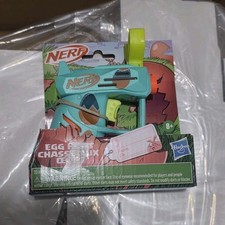 NERF Egg Hunt Dart Blaster F7982 Blue Green 2023 Toy for Ages 8