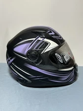 XL Typhoon Snowmobile Purple Helmet In Excellent Condition