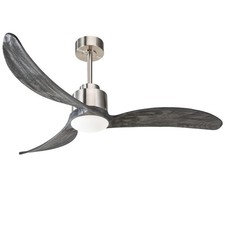 52  ceiling fan with remote-controlled LED light, DC motor, 6-speed settings