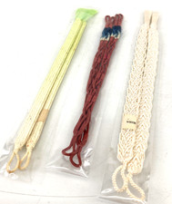 Japanese vintage kimono haorihimo set of 3 mixed colors modern accessories