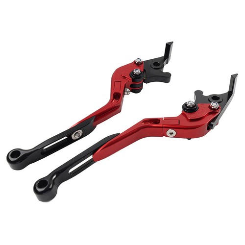 Palanca de embrague de freno plegable y extensible Kawasaki Z1000 07-16 ZX6R 636 - Imagen 10 de 11