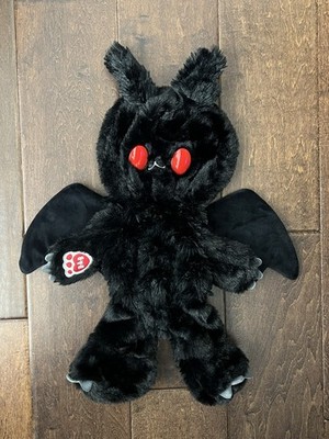 Build A Bear 2025 Lovable Legends Unstuffed Mothman Black Plush Toy New IN HAND