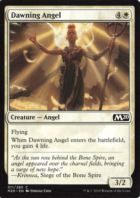 Dawning Angel #11 Core Set 2020 Magic_the_gathering