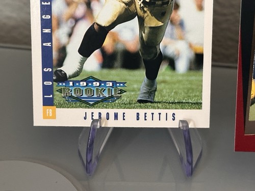 JEROME BETTIS 1993 Rookie 6 Card RC Lot w/ '93 SP FOIL Steelers HOF "The Bus" - Picture 11 of 18