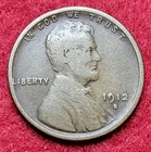 1912 S San Francisco Lincoln 1c Wheat Cent VF Very Fine