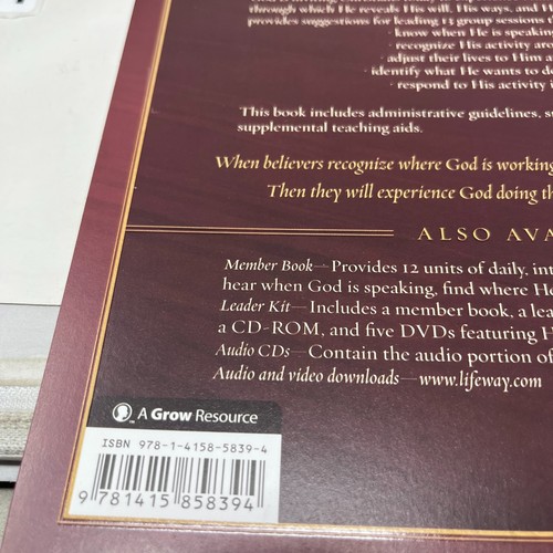 Experiencing God: Revised and Expanded Leader Kit 3 Books Missing DVDs/CDs - Picture 8 of 8