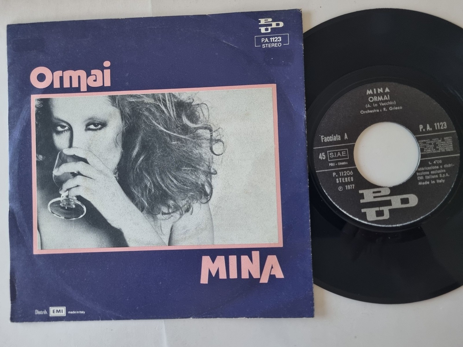Mina - Ormai/ Giorni 7'' Vinyl Italy