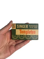 VTG Singer Buttonholer Templates Set – P/N 160506 Sewing Collectible