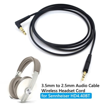 3,5 mm bis 2,5 mm Audiokabel Headset-Kabel für drahtlose Sennheiser-Kopfhörer