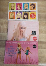 Vintage Lot Of 3 Barbie Fashion/Living Barbie/Skipper Booklet Catalog