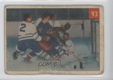 1954-55 Parkhurst Harry Lumley Ron Murphy Ted Kennedy Jimmy Thomson #93 HOF z9k