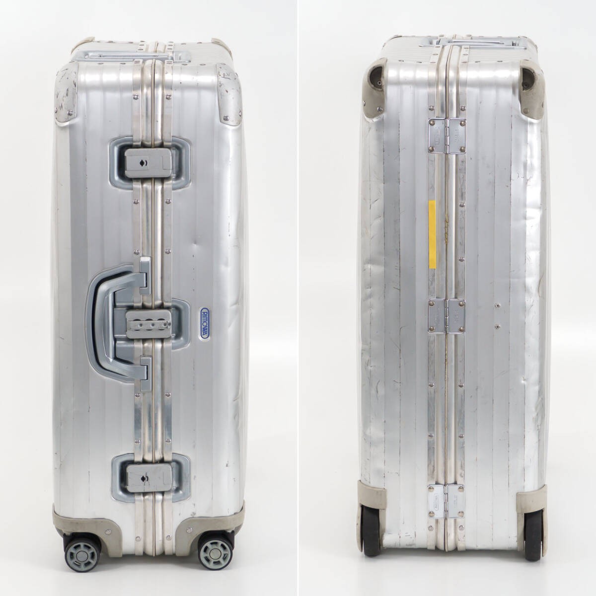 Rimowa Topas Topaz Blue Logo Pull Tab 82L 2 4 Wheels With Tsa Lock