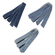 Denim Waist Belt for Women 200 cm Long Trendy Sash for Pants Overcoat Casual