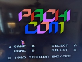 Pachicom Pachi Com Famicom NES box manual Tested, Working!  SEE PICS