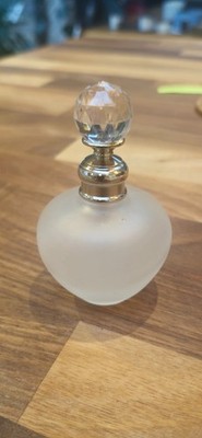 Kleines mattiertes und geschliffenes Glas 35 ml Parfum Flakon mit Applikator