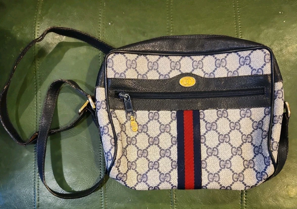 Gucci Leather Shoulder Bag Vintage Bags, Handbags & Cases for sale