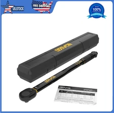 LEXIVON Torque Wrench 1/2-Inch Drive Click 10~150 Ft-Lb/13.6~203.5 Nm (LX-183)
